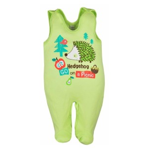Dojčenské dupačky Bobas Fashion Ježko, zelené